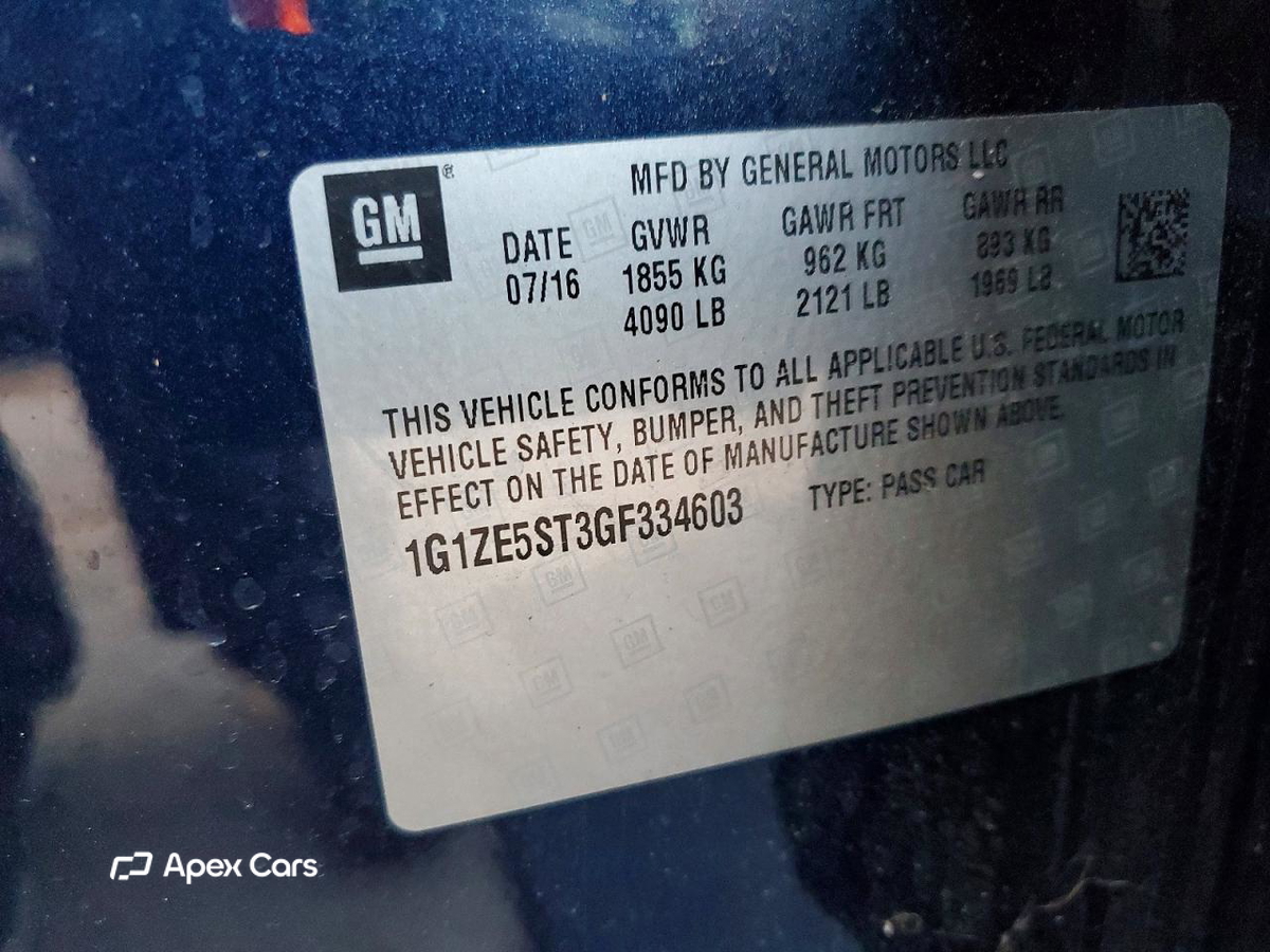 Chevrolet Malibu 2016