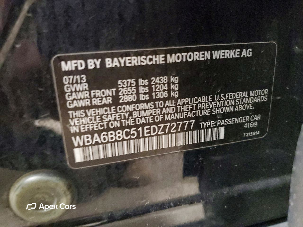 BMW Series 6 2014