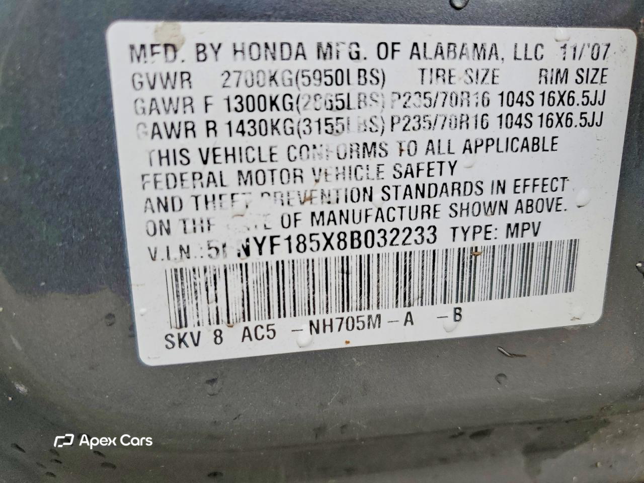 Honda Pilot 2008