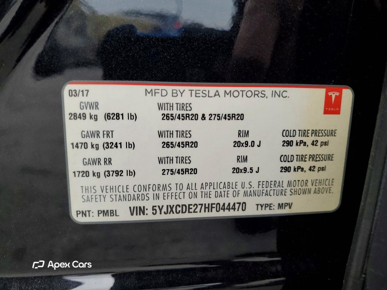 Tesla Model X 2017