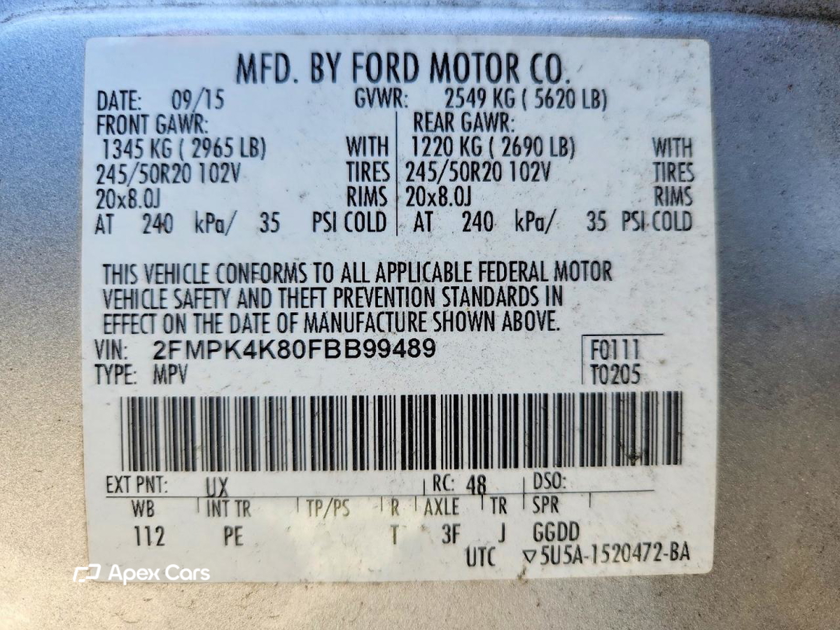 Ford Edge 2015