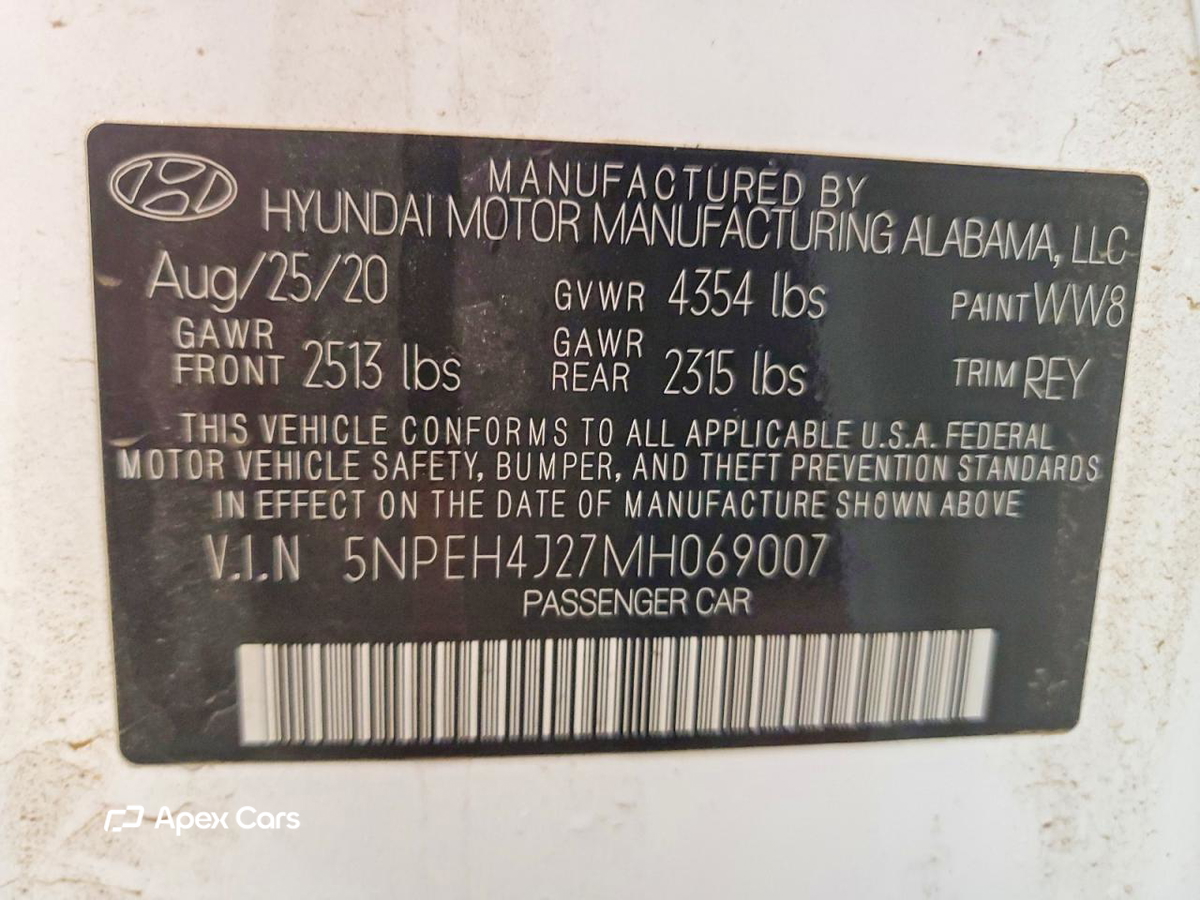 Hyundai Sonata 2021
