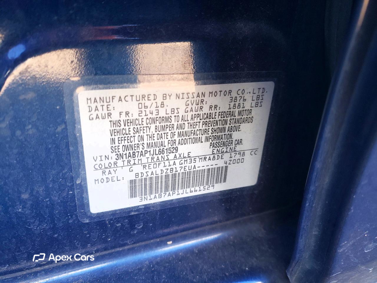 Nissan Sentra 2018