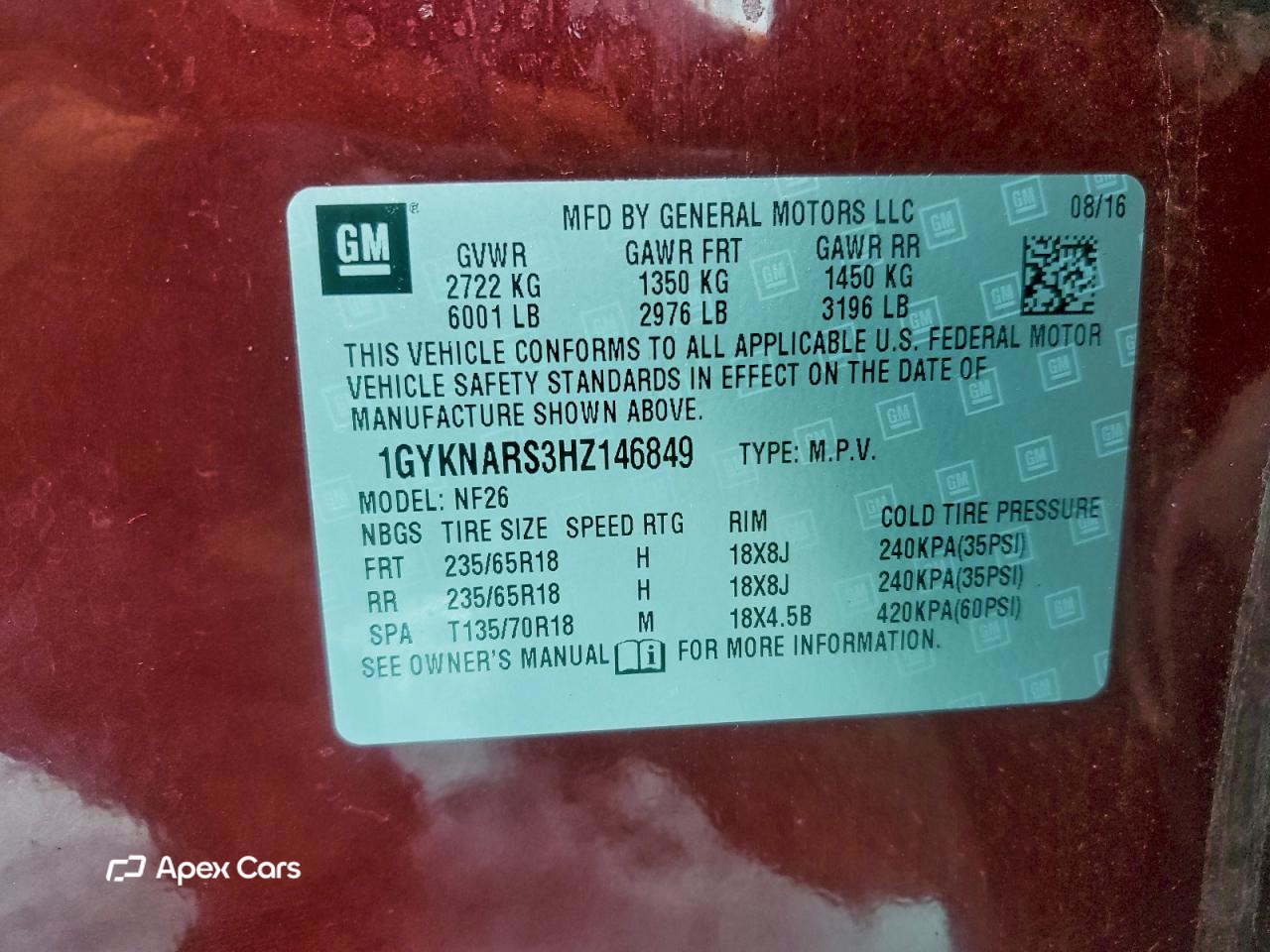 Cadillac XT5 2017