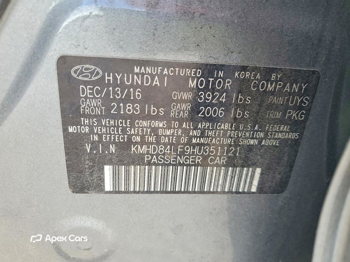 Hyundai Elantra 2017