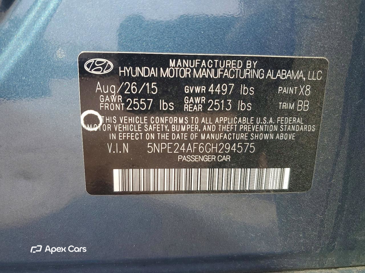 Hyundai Sonata 2016