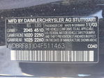Mercedes-Benz C-klasse 2004