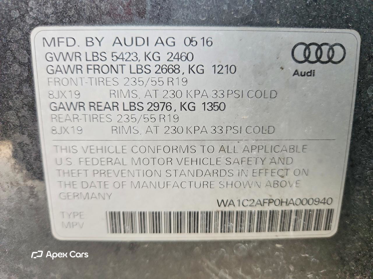 Audi Q5 2017