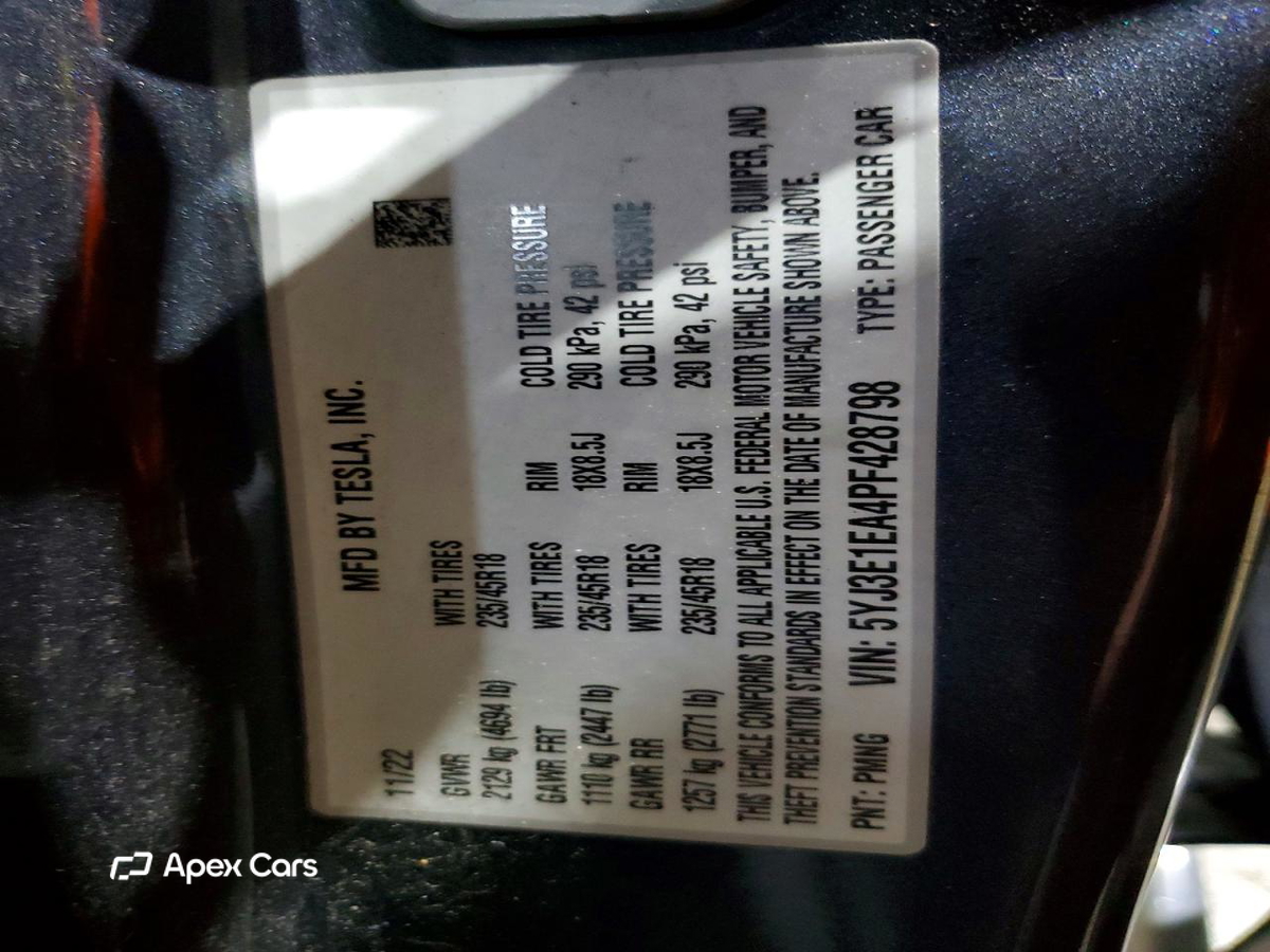 Tesla Model 3 2023
