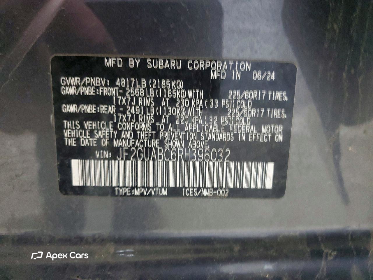 Subaru XV 2024