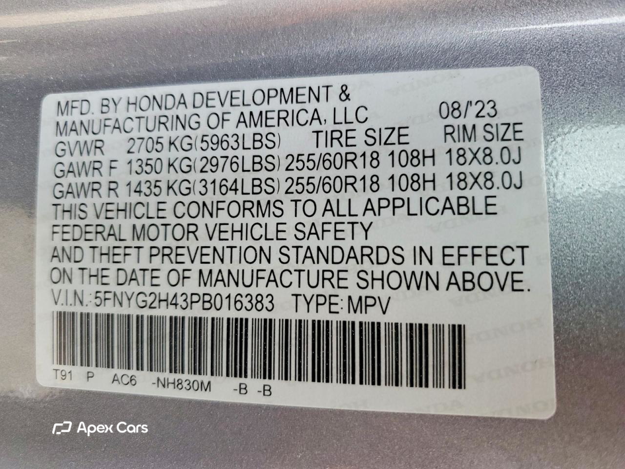 Honda Pilot 2023