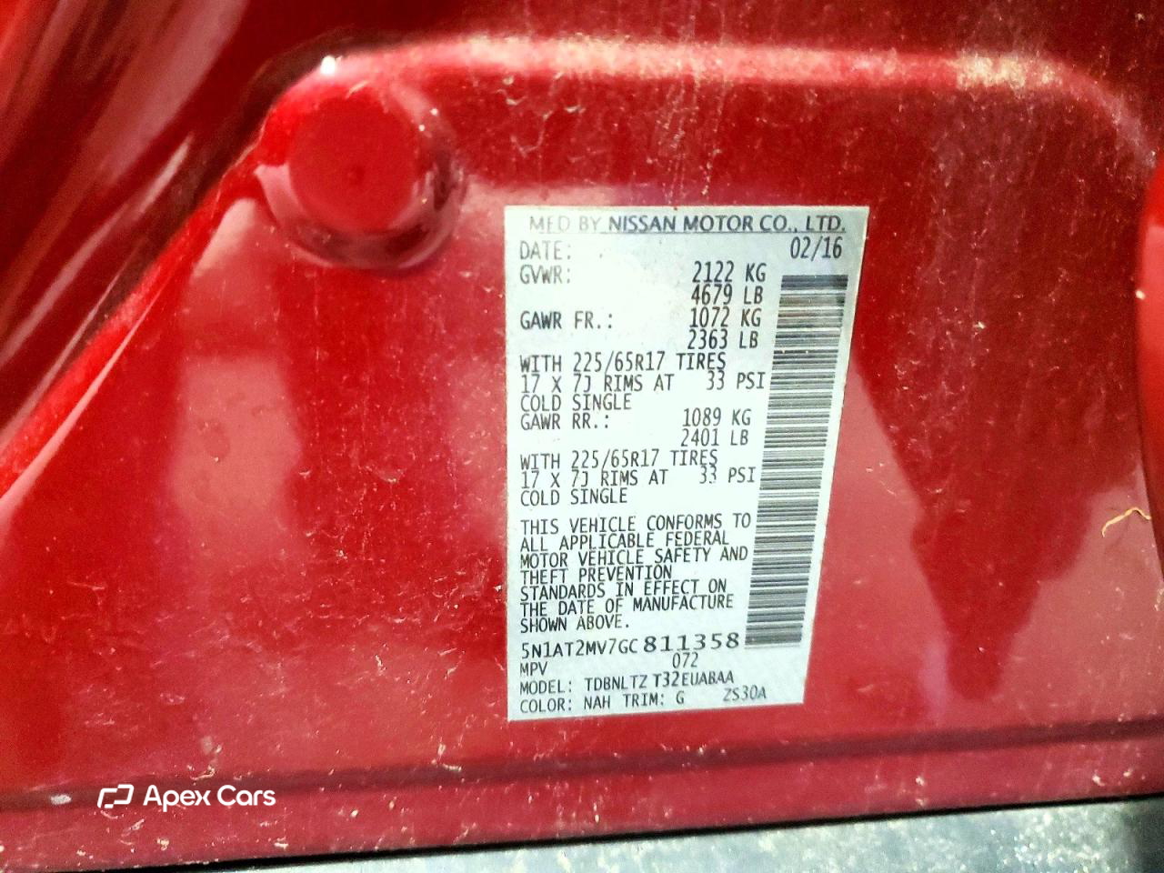 Nissan Rogue 2016