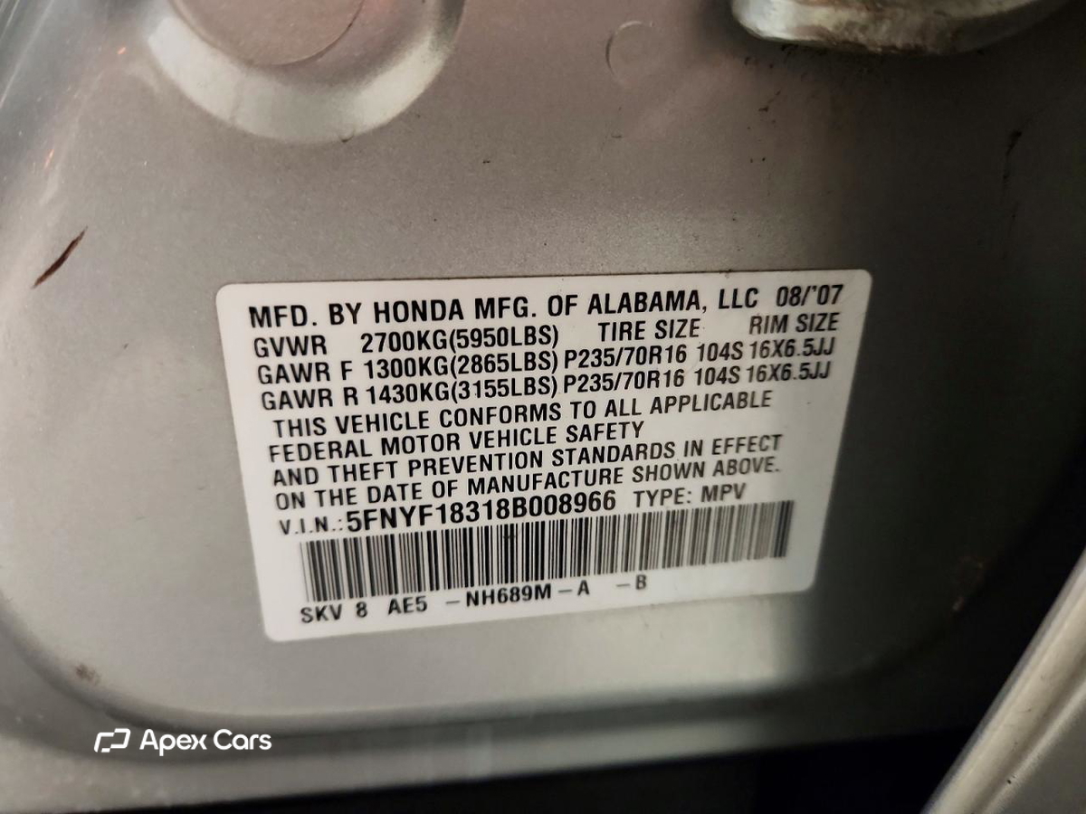 Honda Pilot 2008