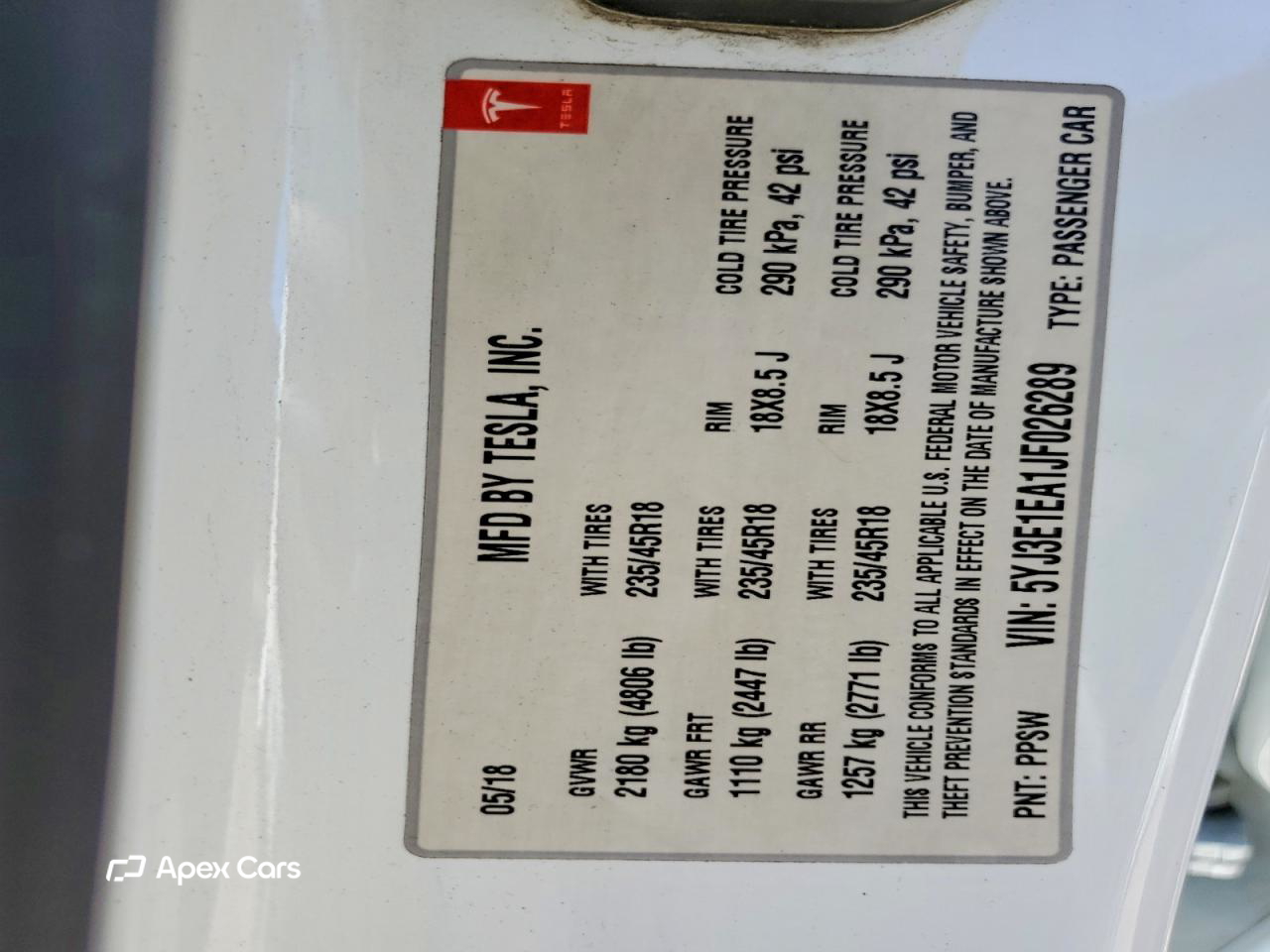 Tesla Model 3 2018