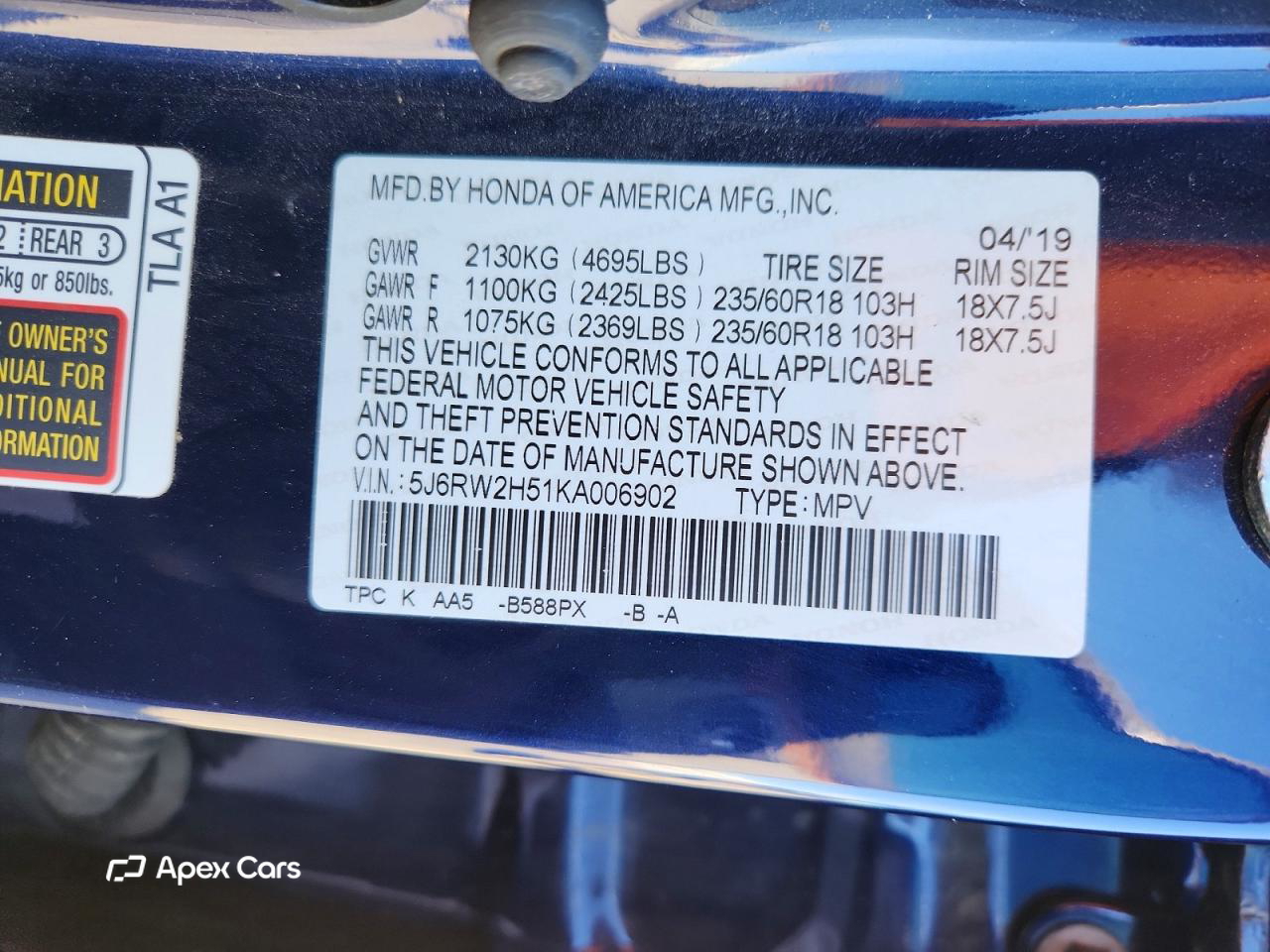 Honda CR-V 2019