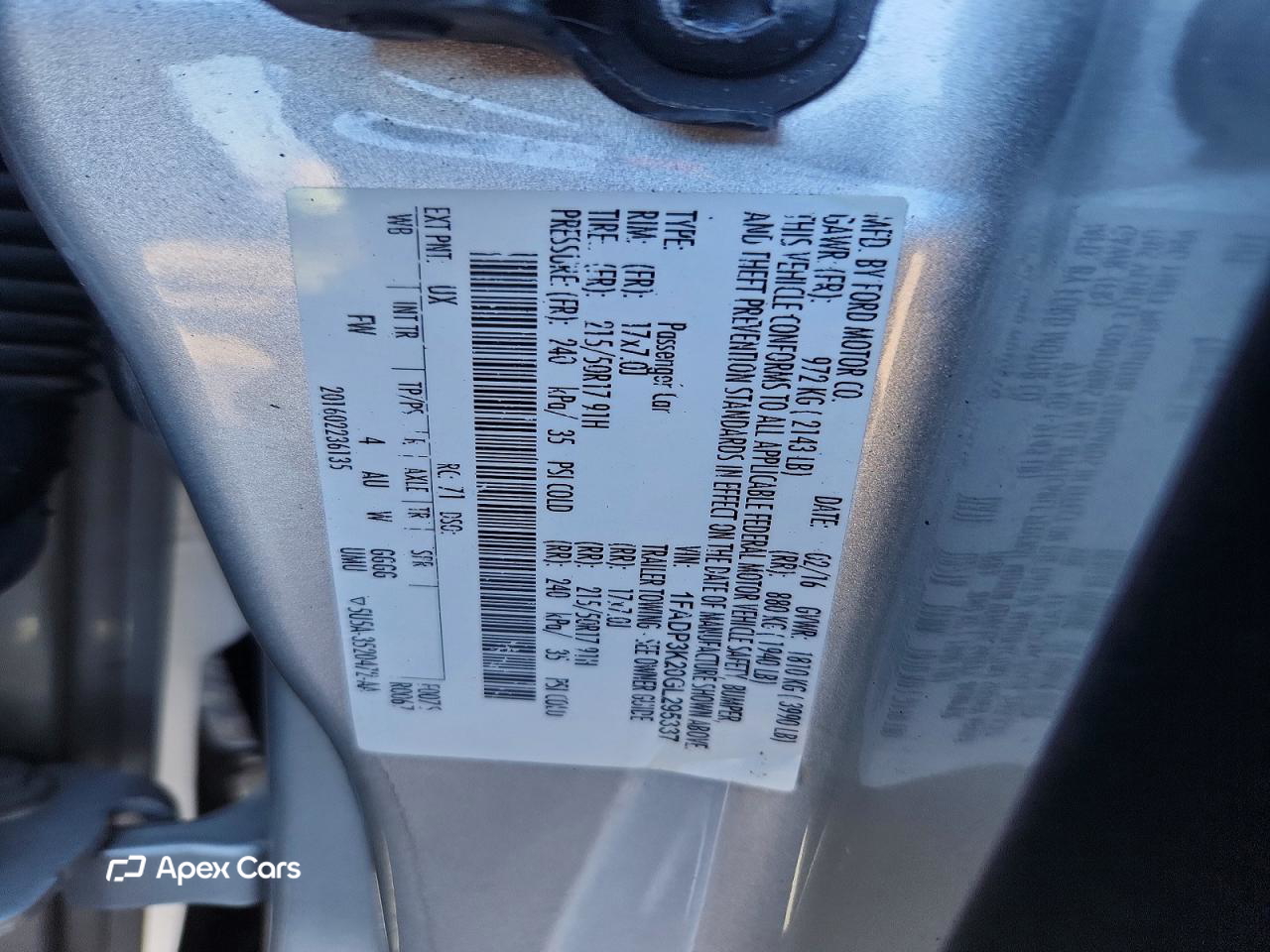 Ford Focus 2016