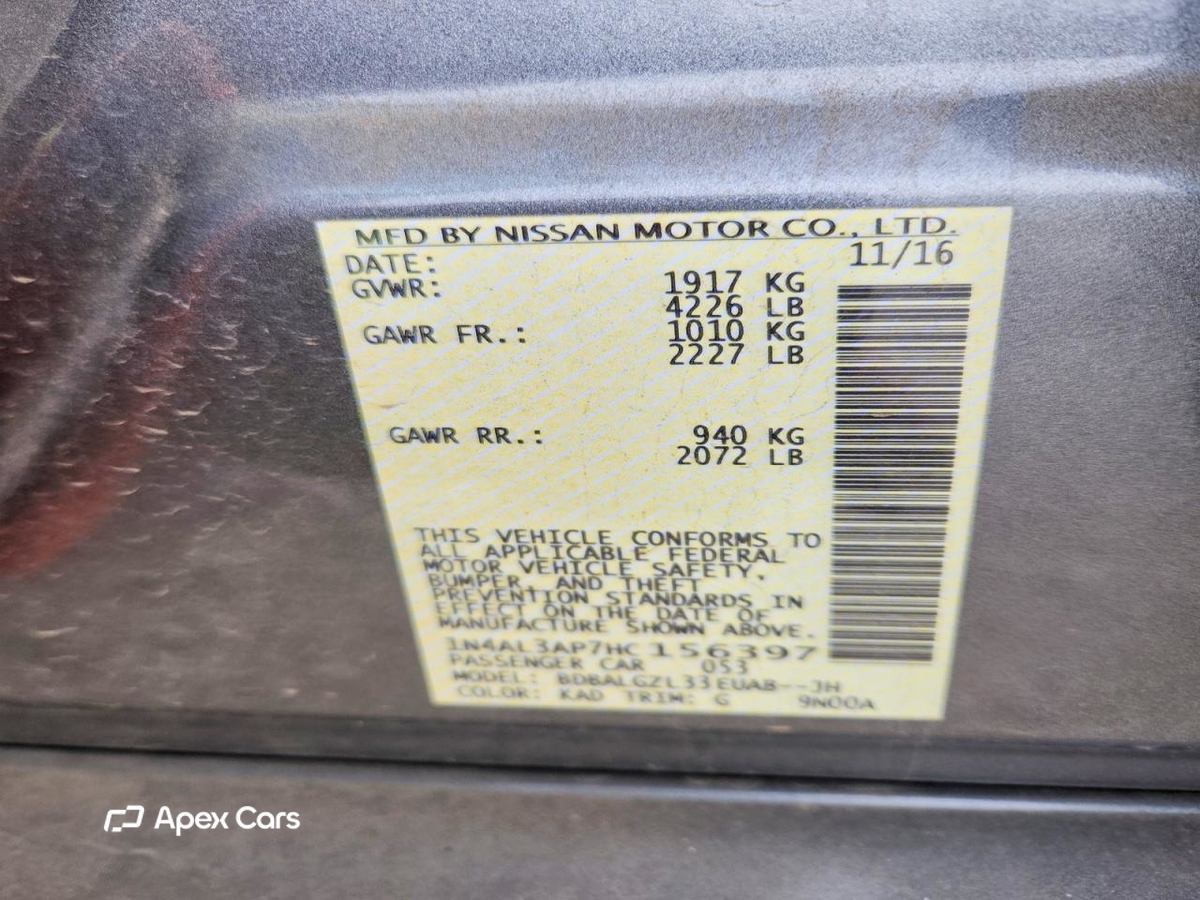Nissan Altima 2017