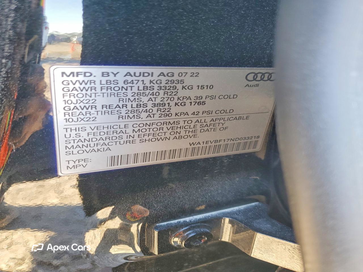 Audi Q8 2022