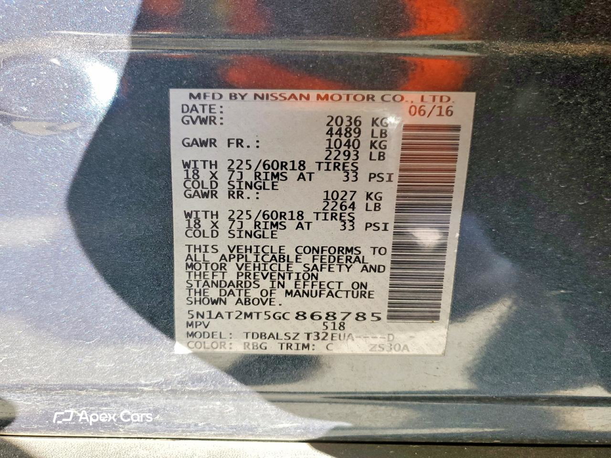 Nissan Rogue 2016