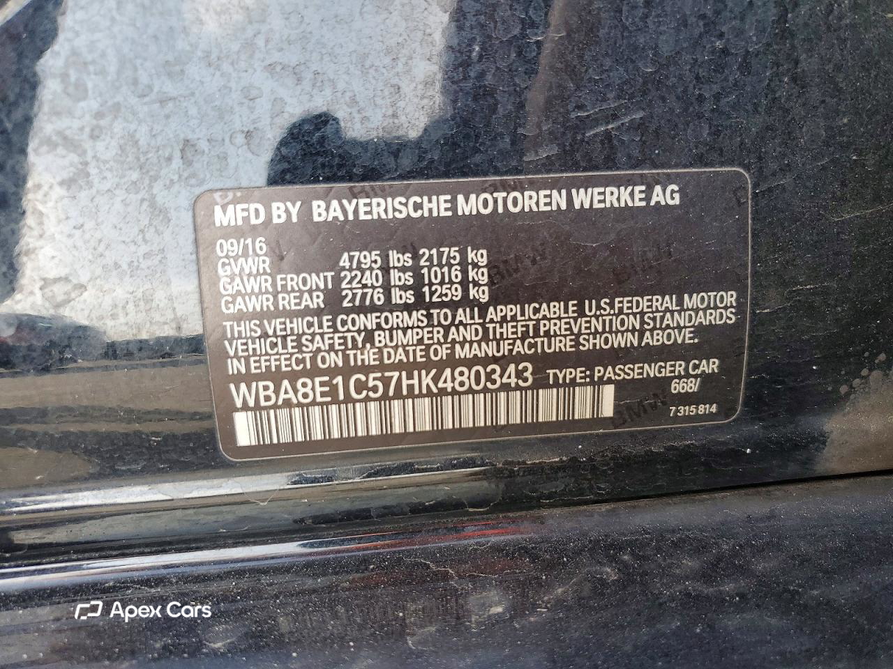 BMW Series 3 2017