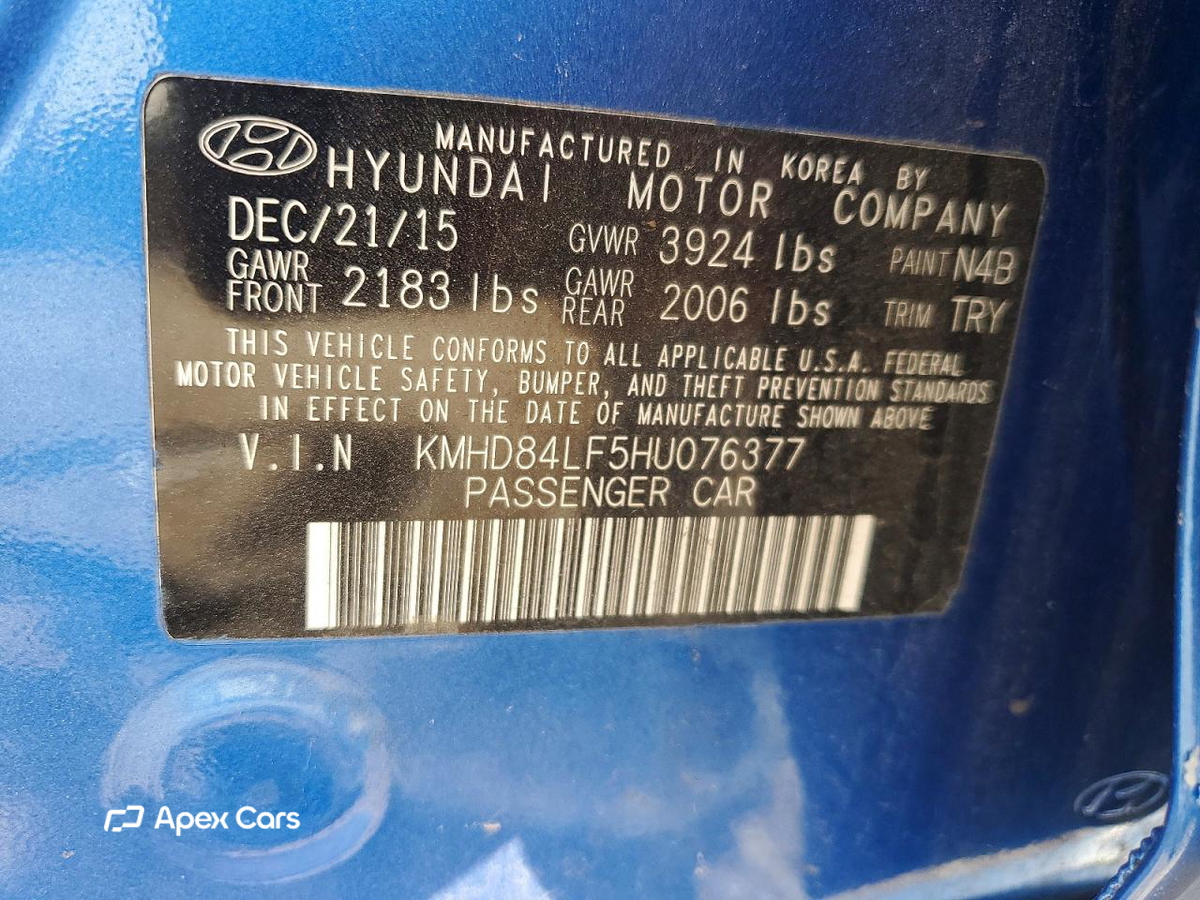 Hyundai Elantra 2017