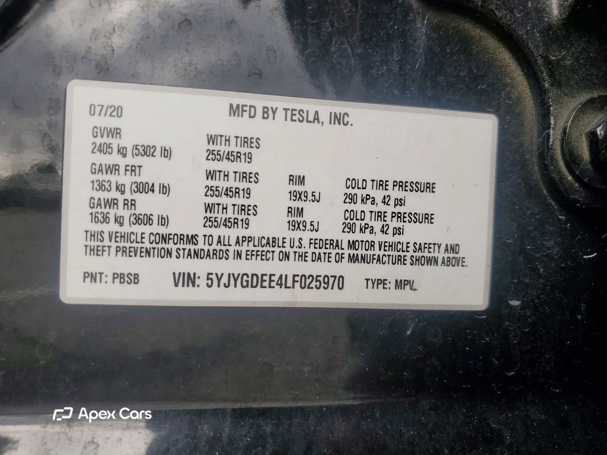 Tesla Model Y 2020