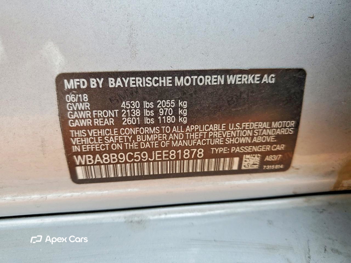 BMW Series 3 2018