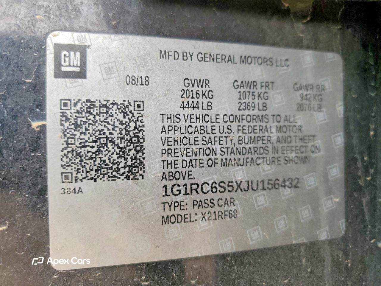 Chevrolet Volt 2018