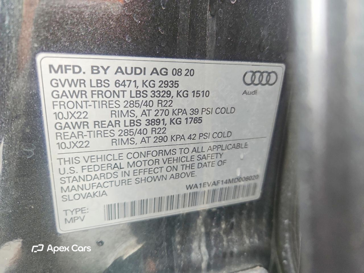 Audi Q8 2021
