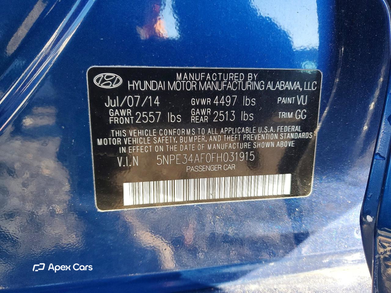 Hyundai Sonata 2015