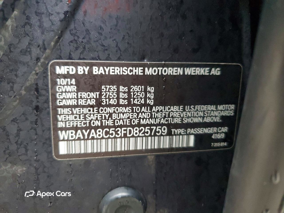 BMW Series 7 2015