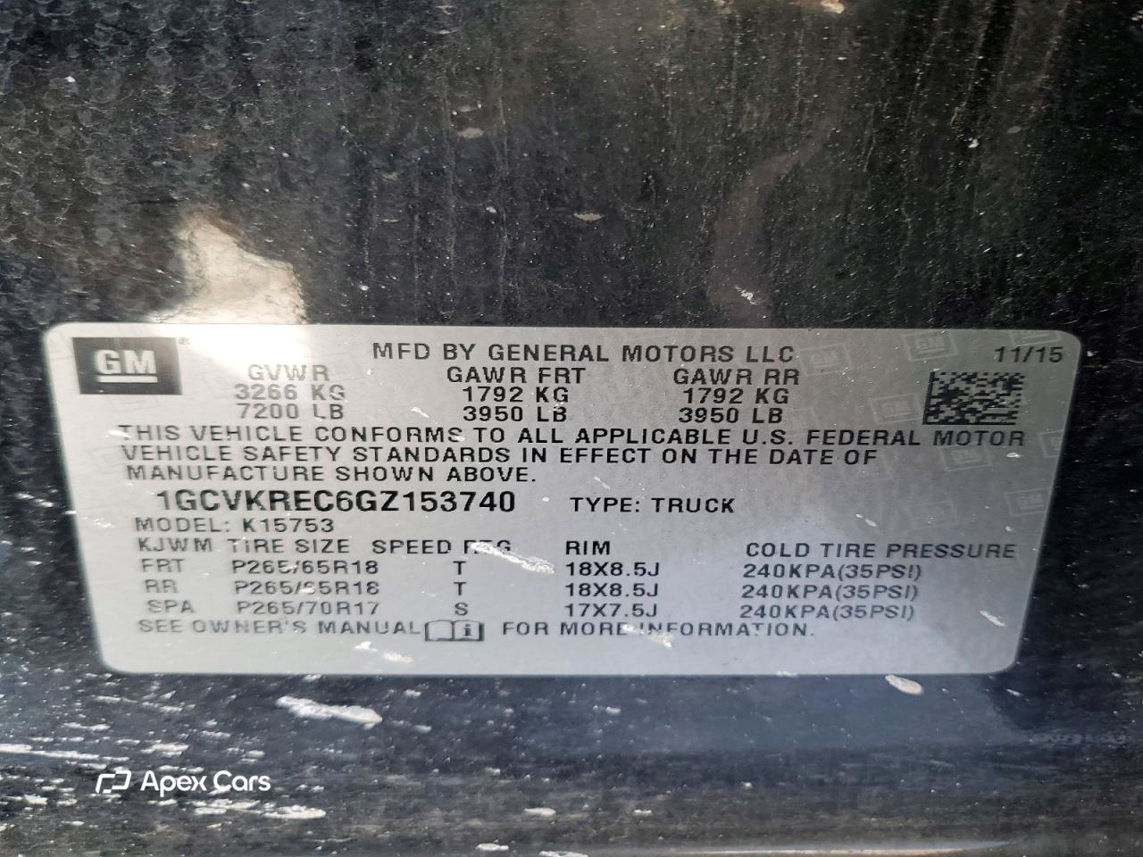 Chevrolet Silverado 2016