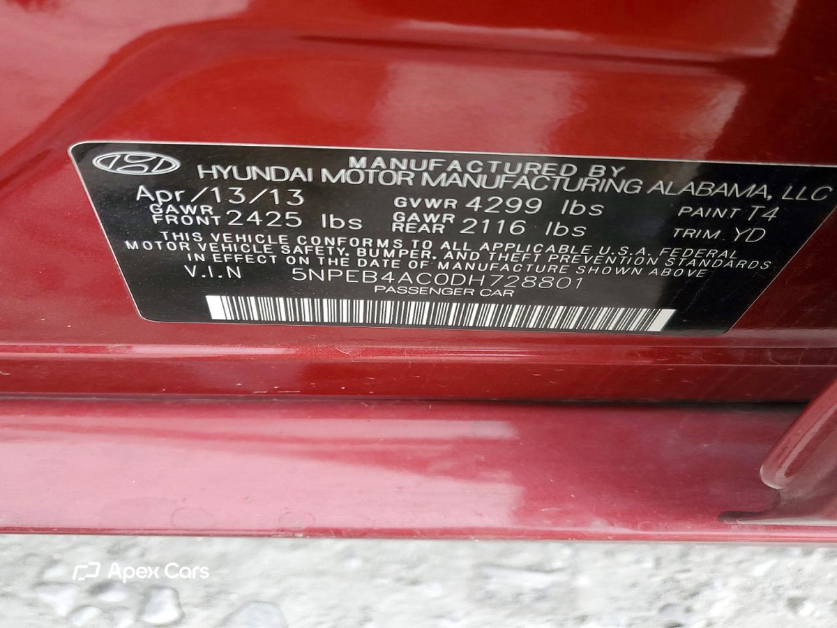 Hyundai Sonata 2013
