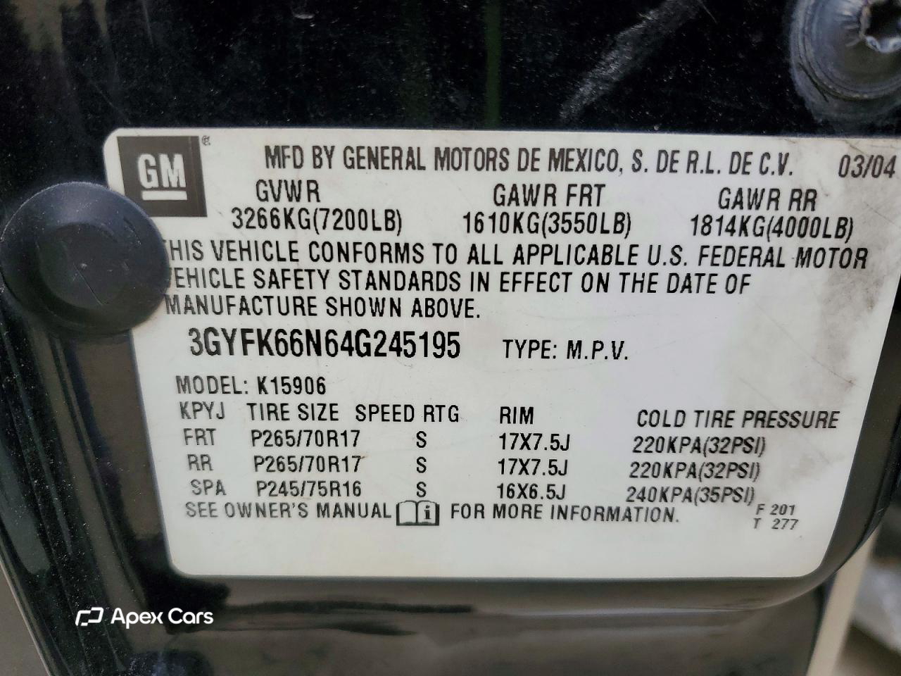 Cadillac Escalade 2004