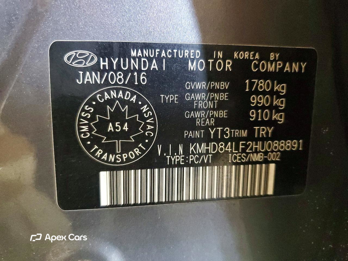 Hyundai Elantra 2017