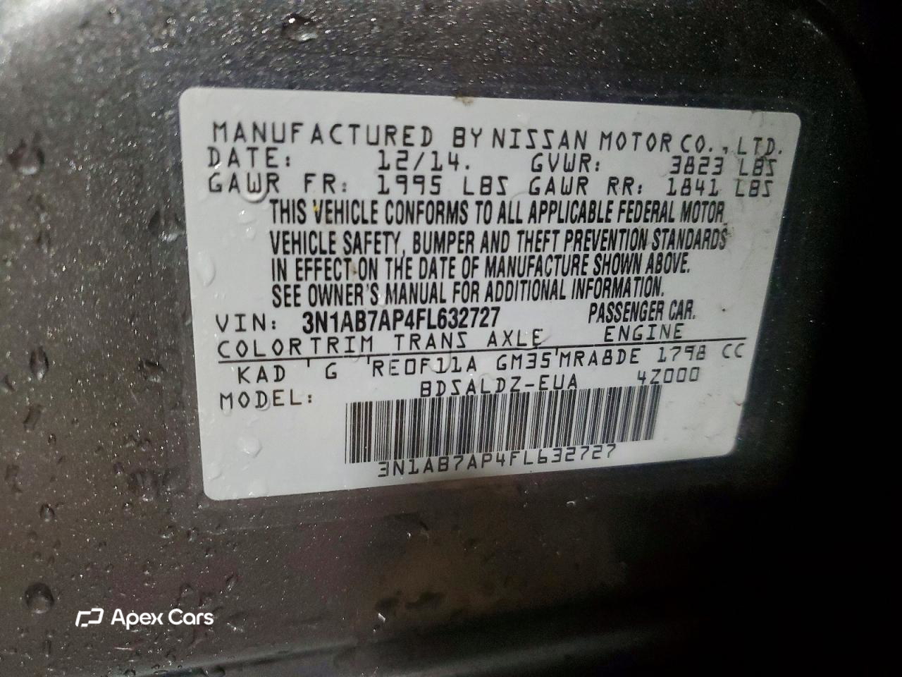 Nissan Sentra 2015