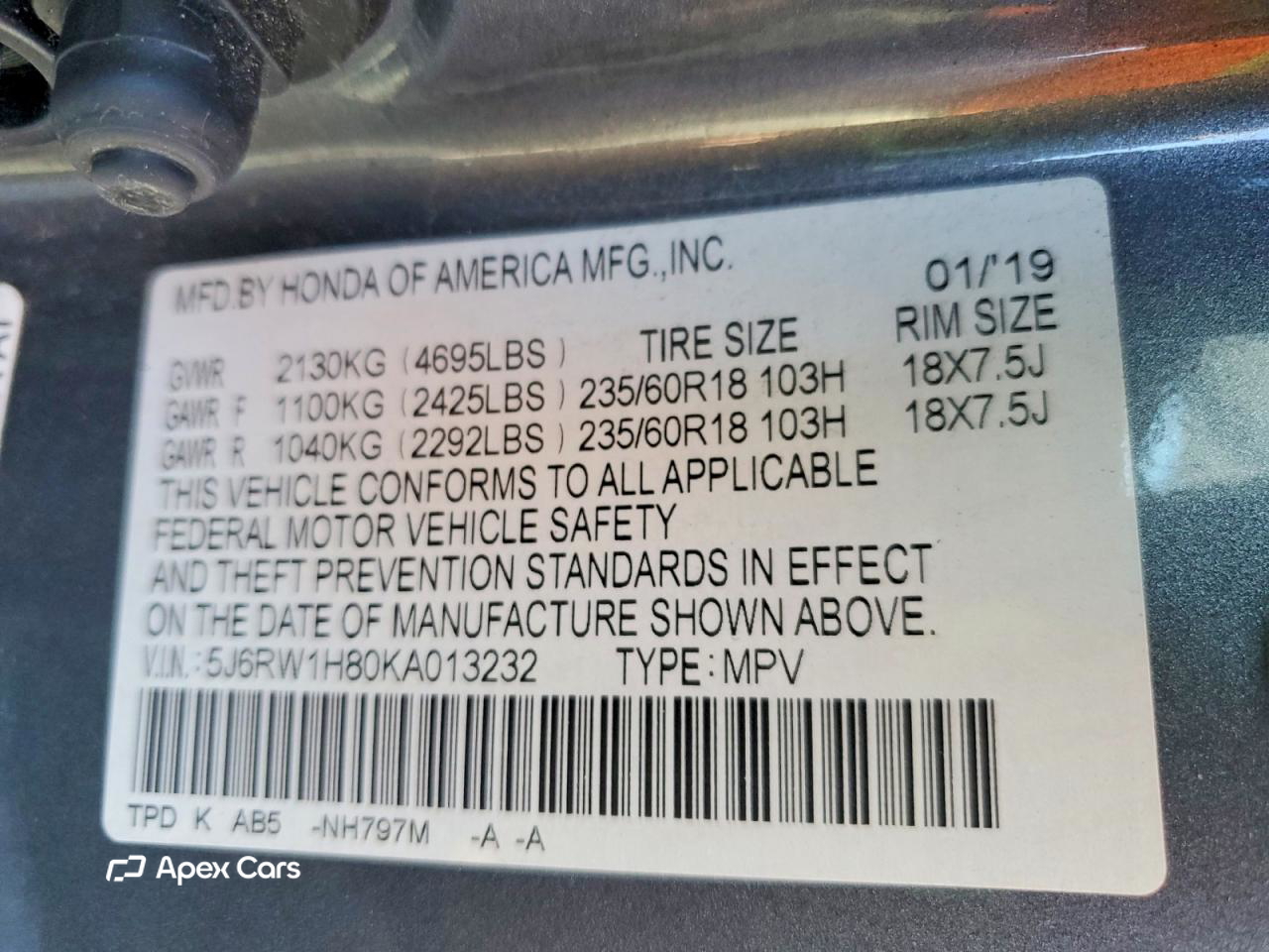 Honda CR-V 2019