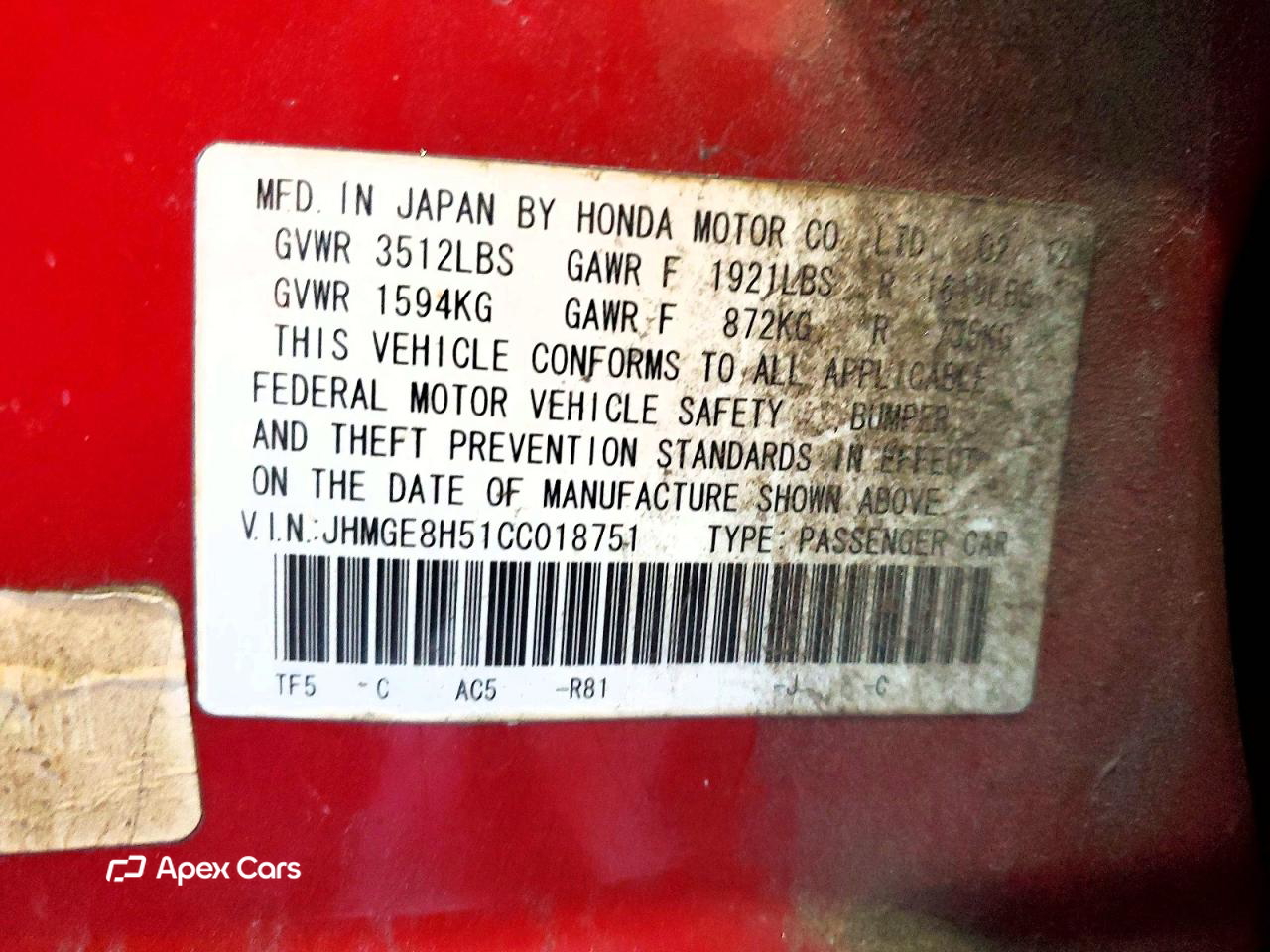 Honda Fit 2012