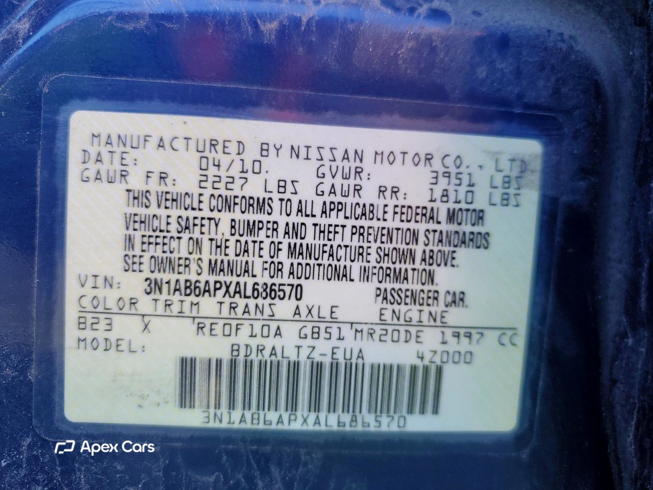 Nissan Sentra 2010