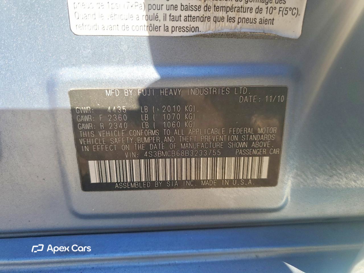 Subaru Legacy 2011