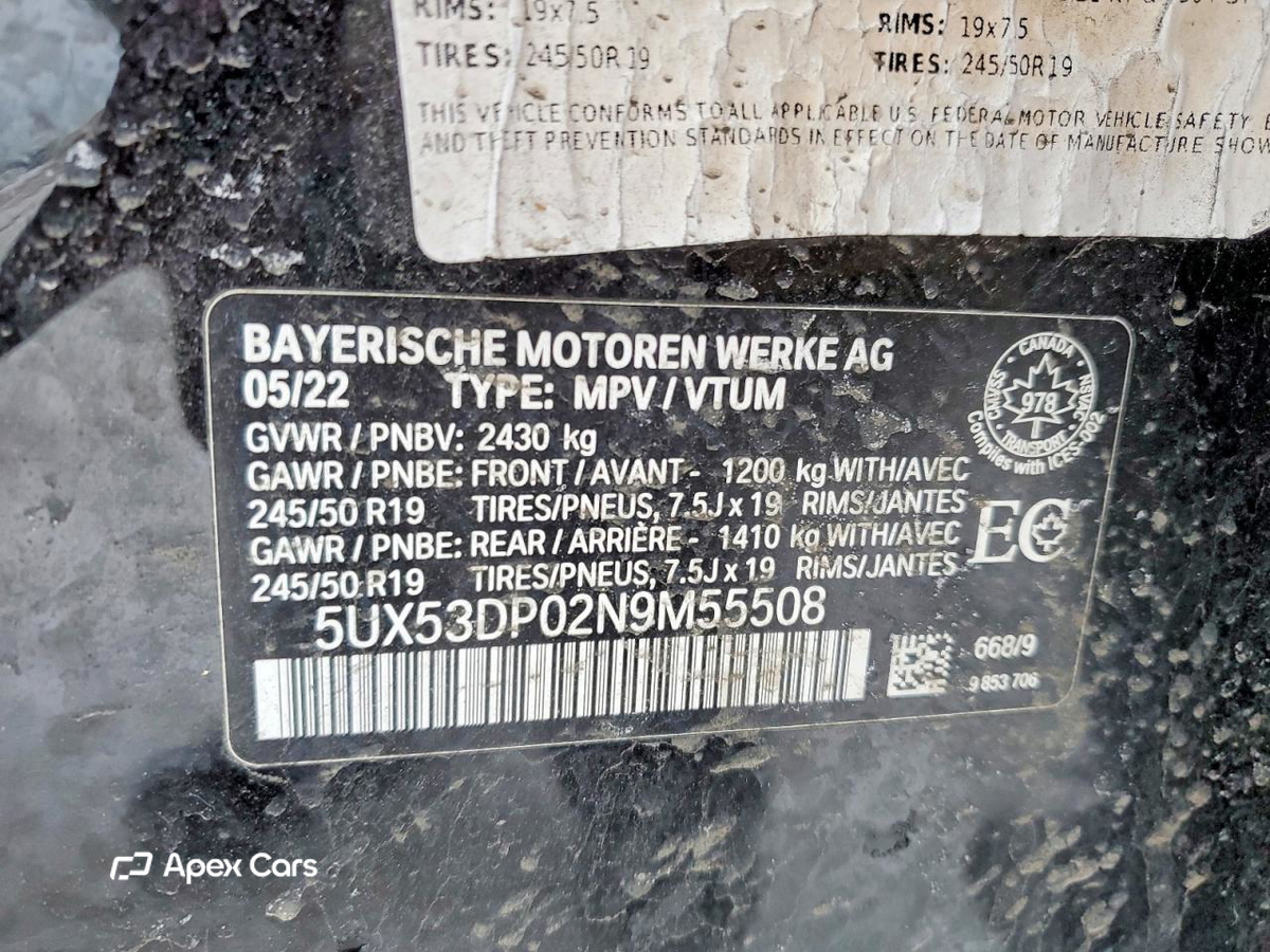 BMW X3 2022