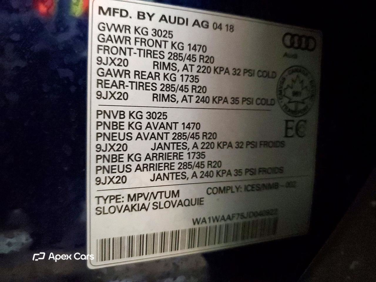 Audi Q7 2018