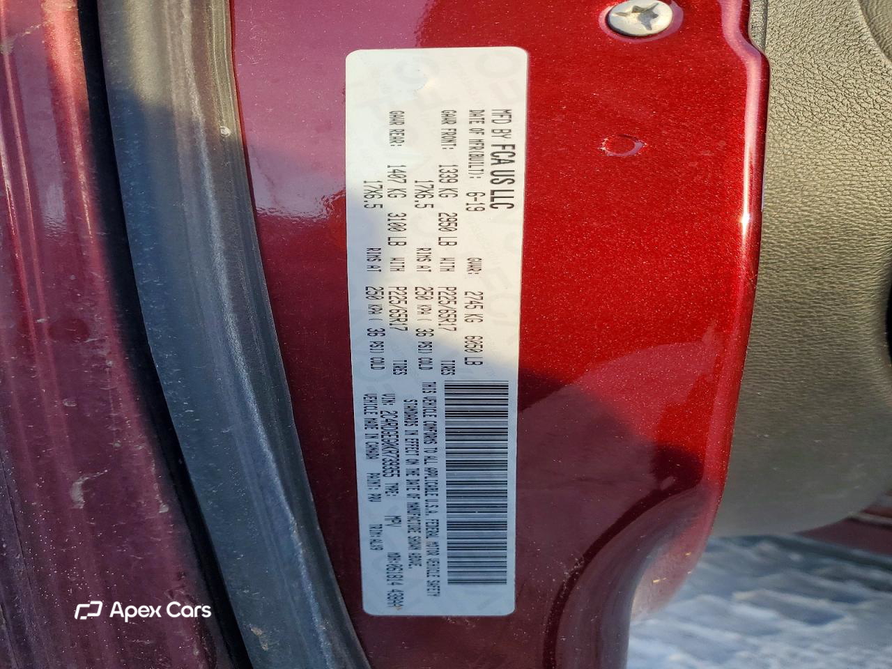 Dodge Caravan 2019