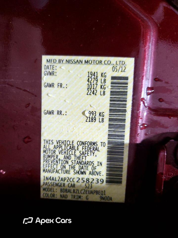 Nissan Altima 2012