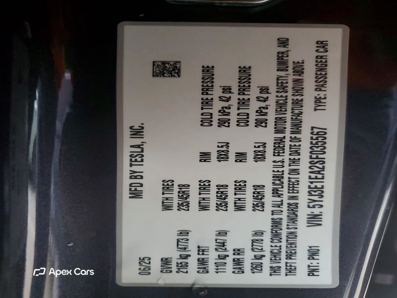 Tesla Model 3 2025