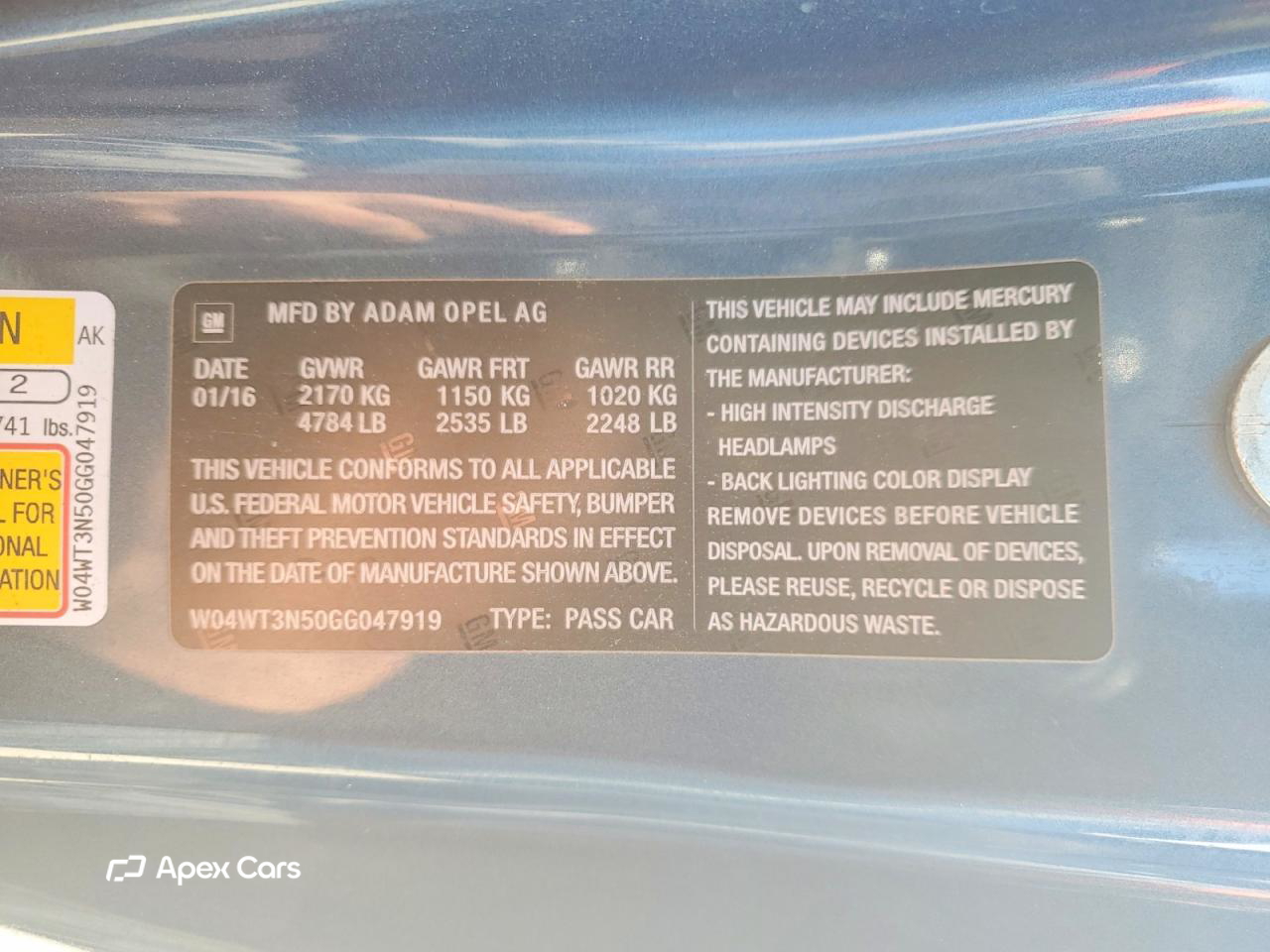 Buick Cascada 2016
