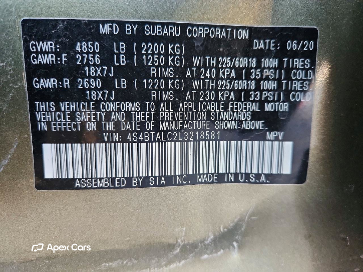Subaru Outback 2020