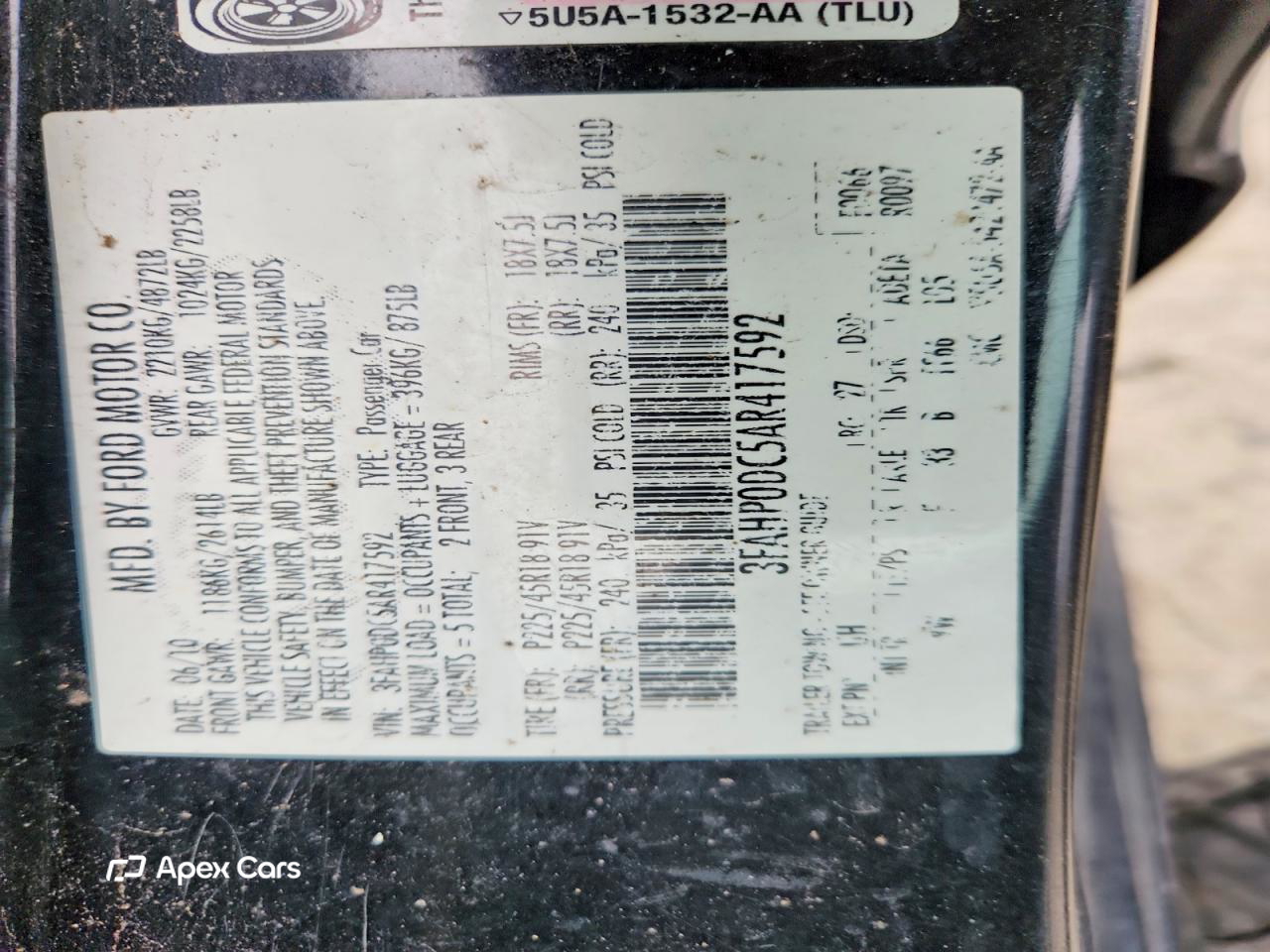 Ford Fusion 2010