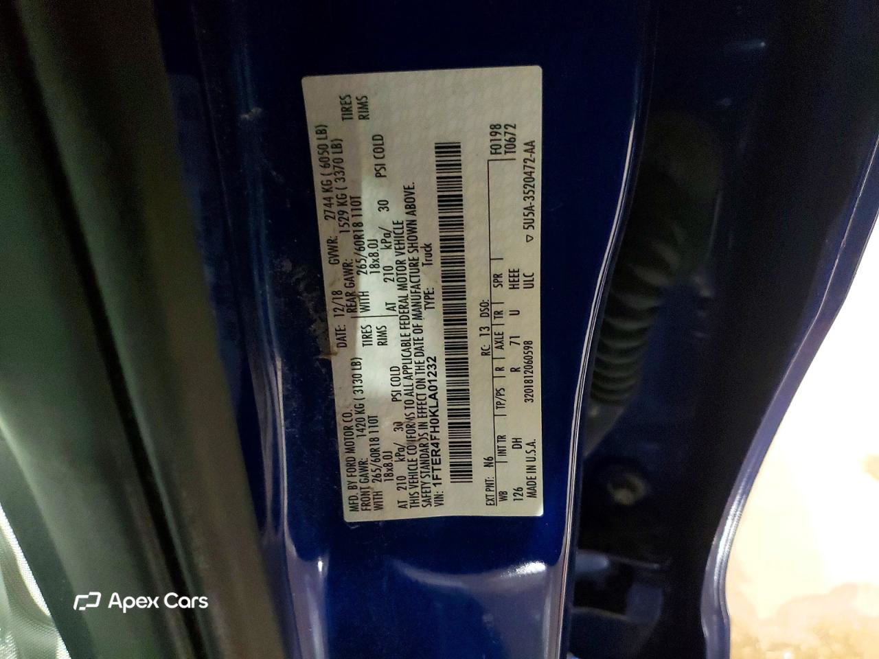 Ford Ranger 2019