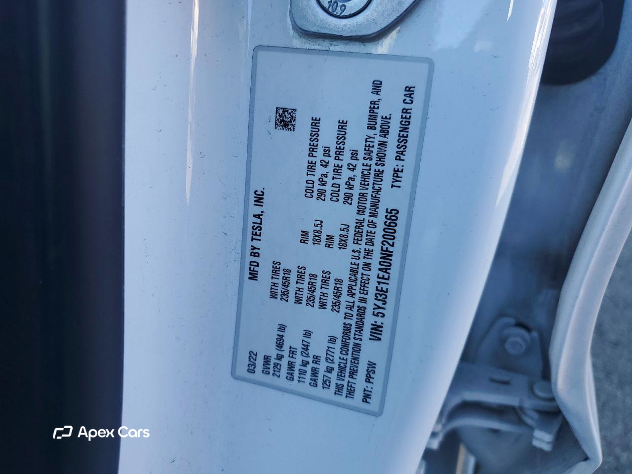 Tesla Model 3 2022
